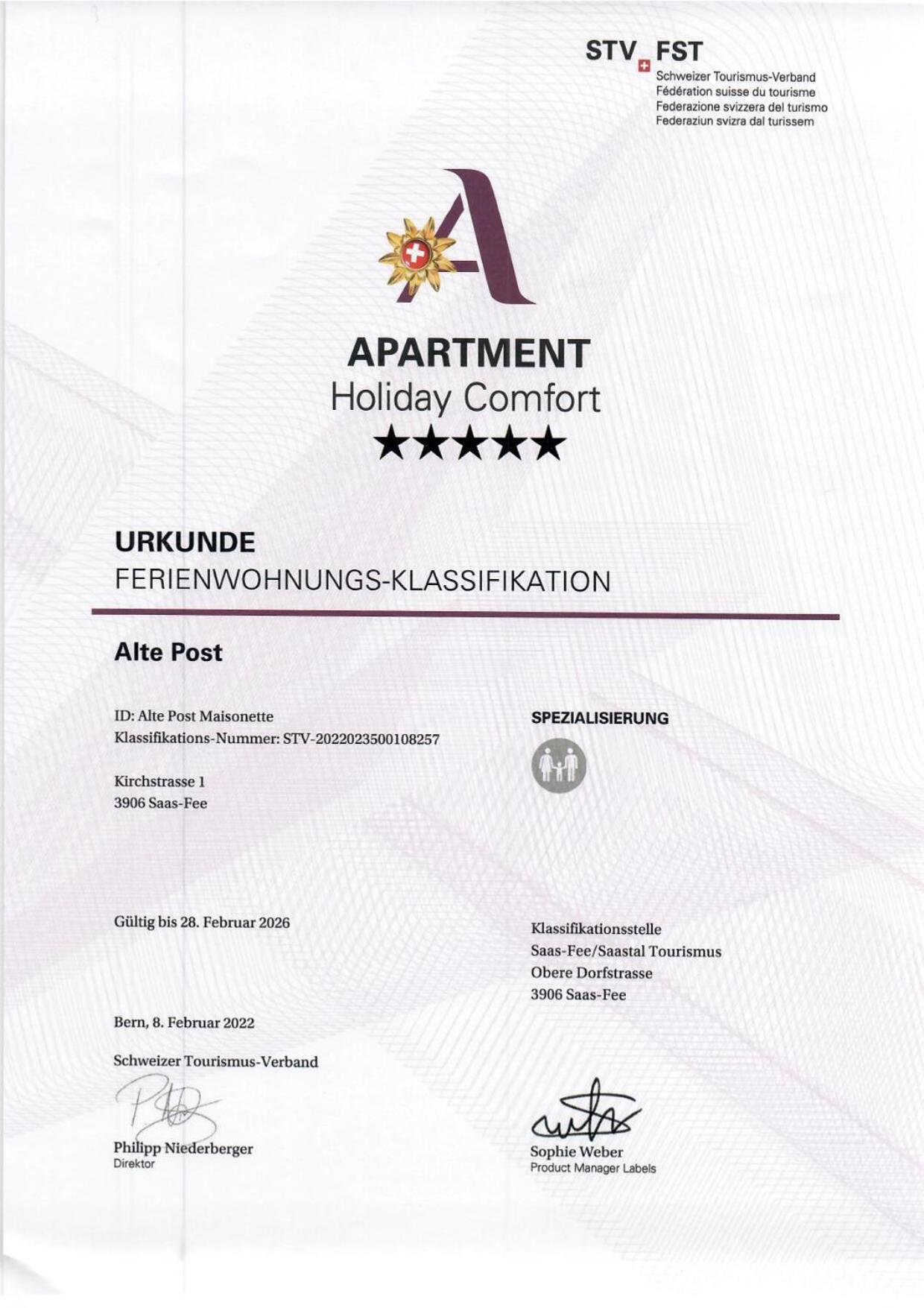 Alte Post Saas-Fee Apartman Kültér fotó